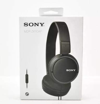 SŁUCHAWKI NAUSZNE SONY MDR-ZX110AP CZARNE