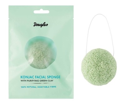 DOUGLAS GĄBKA KONJAC SPONGE Z ZIELONĄ GLINKĄ