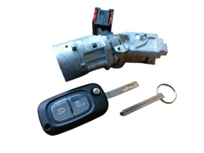Nowa kpl замок запалювання колодка ключ pod pilot 2 кнопки renault clio 3 iii фото №1