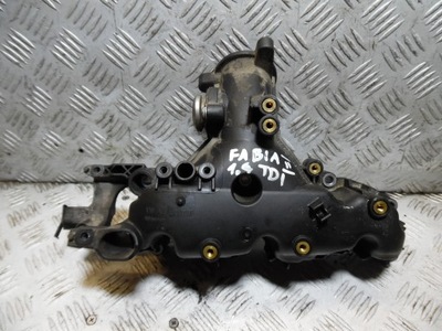 Колектор всмоктуючий skoda fabia 2 03p129711d фото №1