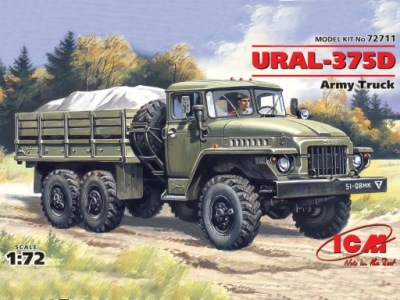 URAL-375D Army Truck 1:72