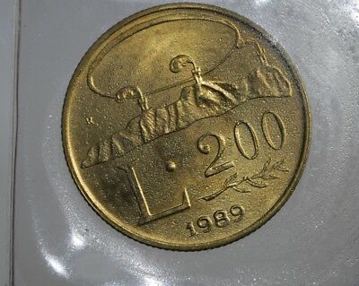 SAN MARINO 200 lirów 1989