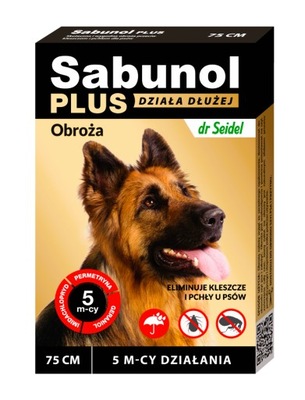 Sabunol Obroża Plus dla psa 75cm