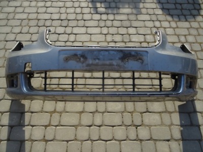 Superb ii 08-12 бампер передній bez отворів хром фото №1