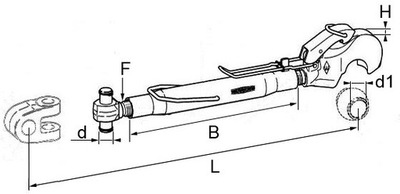 CONECTOR CENTRAL KAT. 3 HAK-PRZEGUB (820-1160MM)  