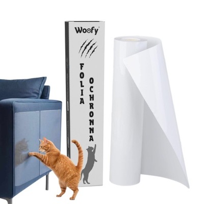 FOLIA OCHRONNA PRZECIW DRAPANIU NA MEBLE GRUBA SAMOPRZYLEPNA 300x45cm