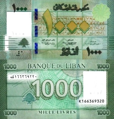 # LIBAN - 1000 LIVRES - 2016 - P-90 - UNC