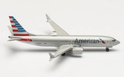 Model samolotu Boeing 737MAX8 American 1:500 Herpa