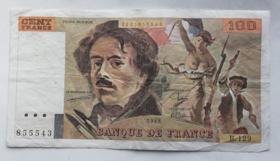 Francja 100 franków 1988