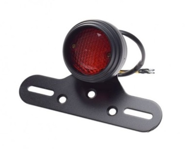 FARO PARTE TRASERA PARTE TRASERA DIODO LUMINOSO LED ROJO 3-KABLE REDONDO  