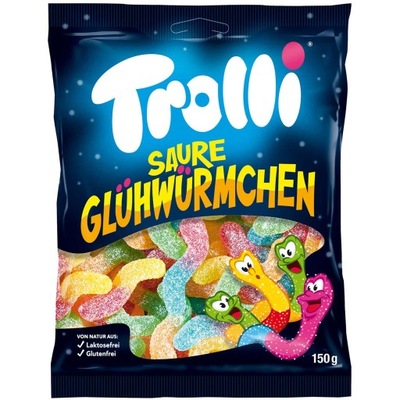 Trolli Saure Gluhwurmchen żelki kwaśne 150g