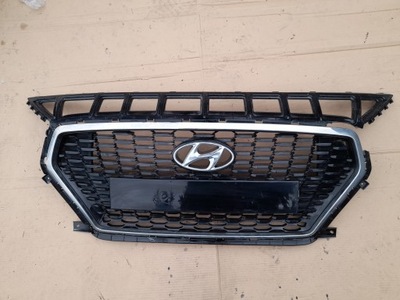 Решётка радиатора hyundai хром i30 фото №1