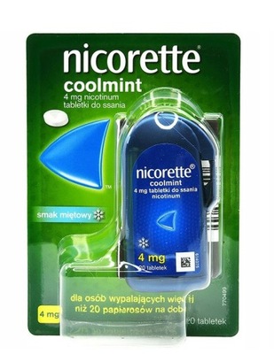 Nicorette Coolmin smak miętowy 4mg tabletki 20szt