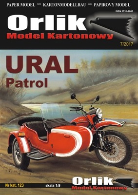 ORLIK 123. Motocykl Ural Patrol (kreda)
