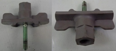 Kia rio ii lift 11 болт кронштейн колеса запасного фото №1