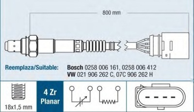 SONDA LAMBDA AUDI  