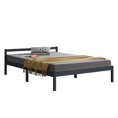 Drewniane łóżko Nakkila 140x200 cm podwójne łóżko