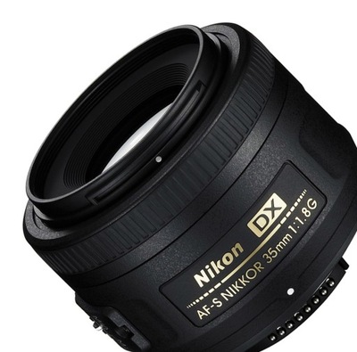 Obiektyw Nikon NIKKOR 35 F1.8 G DX ZADBANY