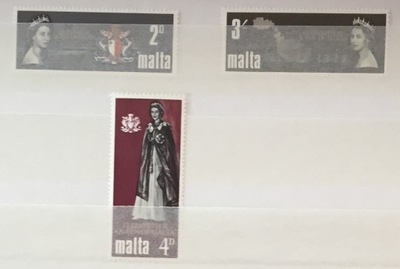 1965r. Malta Elżbieta II lata 1960