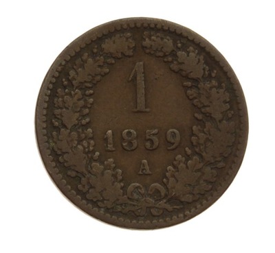 [M1914] Austria 1 krajcar 1859 A