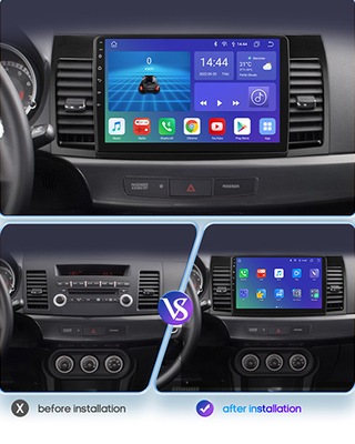 RADIO GPS BT ANDROID MITSUBISHI LANCER VIII 2006  