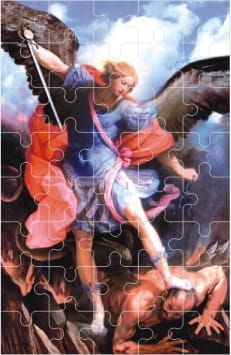 Puzzle Michał Archanioł 40 elementów