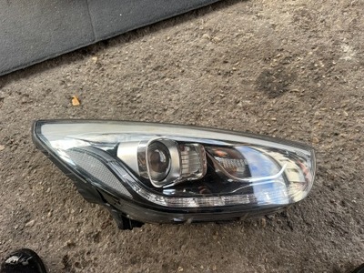 Лампа перед правая hyundai ix35 ix 35 lift линза led фото №1