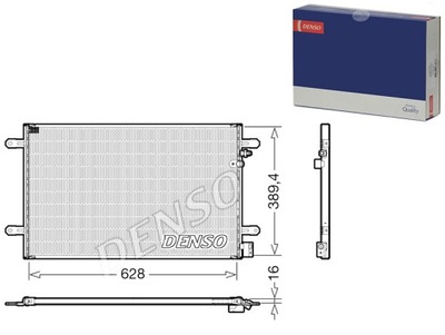 КОНДЕНСАТОР КОНДИЦИОНЕРА AUDI A6 ALLROAD C6 A6 C6 2.0-5.2 05.04-08.11