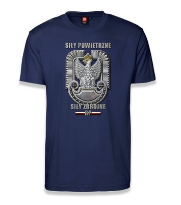 Granatowa koszulka SIŁY POWIETRZNE T-shirt S