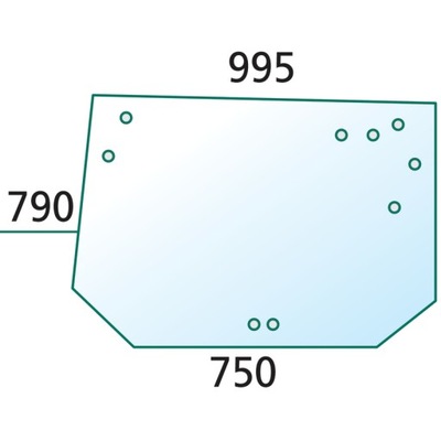 Szyba FENDT Farmer 300 Favorit 500C 800 TYL