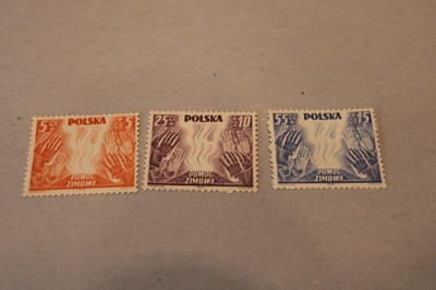 Polskie znaczki przedwojenne- POMOC ZIMOWA 1938