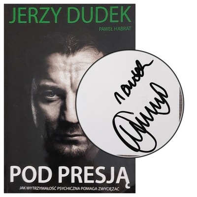 JERZY DUDEK Pod Presją z AUTOGRAFEM Real Madryt