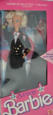 lalka BARBIE ARMY AMERICAN BEAUTIES 1989 mattel