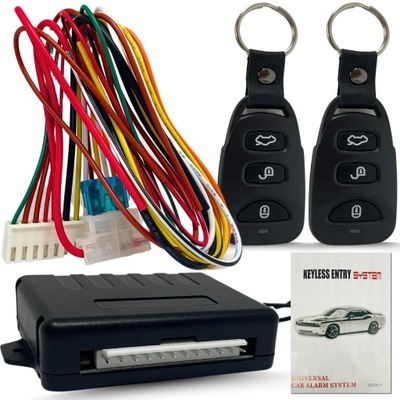 CONTROL UNIT LOCK CENTRAL UNIVERSAL 12-PIN 12V TWO REMOTE CONTROL  