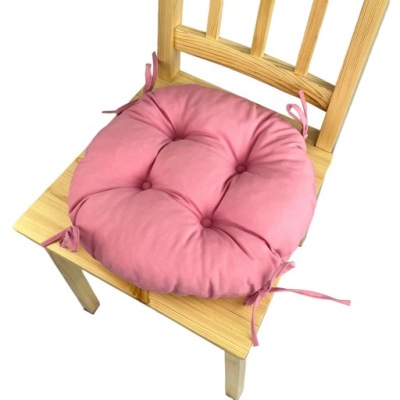 Poduszka na krzesło taboret 35cm RÓŻ KOŁO