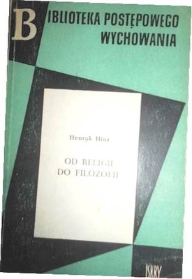 Od religii do filozofii - H. Hinz