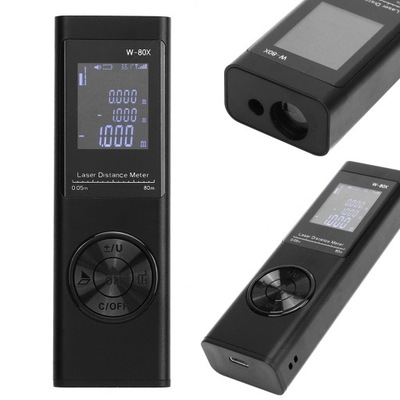 DALMIERZ LASEROWY 80M MIERNIK ODLEGŁOŚCI LASER CYFROWY