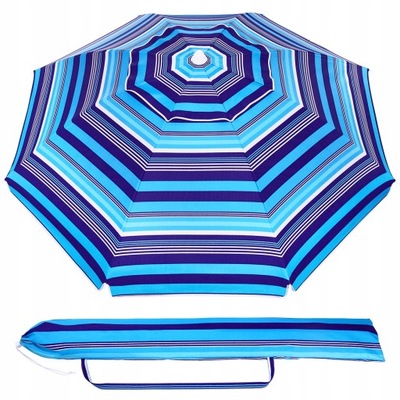 Parasol plażowy parasol pasiasty schron przeciwsło