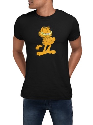 Koszulka T-shirt męski-bajka- garfield- kot- S