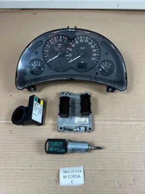 Бортовой компьютер набор стартовый 0261207962 corsa c 1.2 фото №1