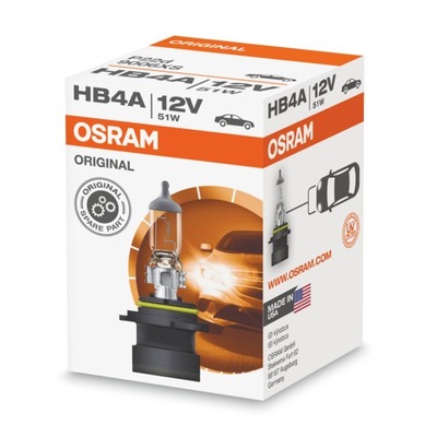 OSRAM ORIGINAL LUZ HB4A 12V 51W P22D  