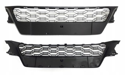 Решітка радіатора решітка w бампер dacia sandero stepway 2017- фото №1