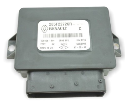Модуль гальма megane scenic iv kadjar 285f22726r фото №1