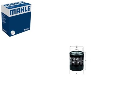 FILTRO ACEITES FORD MAHLE  