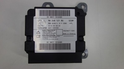 Peugeot citroen датчик блок керування подушка безпеки 9824812180 фото №1