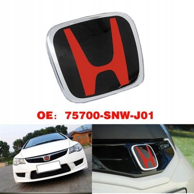 EMBLEMA HONDA CIVIC INSIGNIA LOGOTIPO 92X75MM  