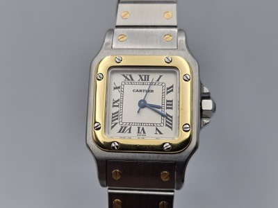 Cartier Santos Automatic z 1992 roku z pudełkiem i dokumentami. Unikat!