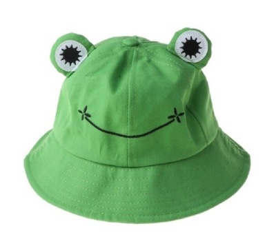 KAPELUSZ RYBACKI BUCKET HAT ŻABA CZAPKA ZIELONY