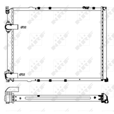 Радиатор wody renault safrane i ii 92-00 фото №1