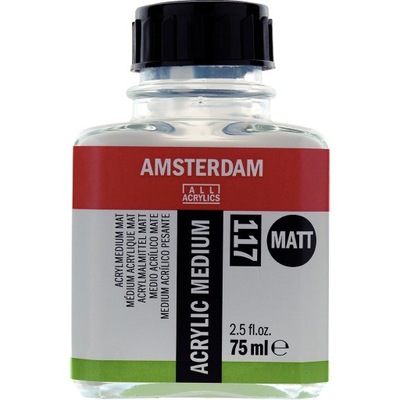 AMSTERDAM ACRYLIC MEDIUM AKRYLOWE MATOWE 117 75 ML